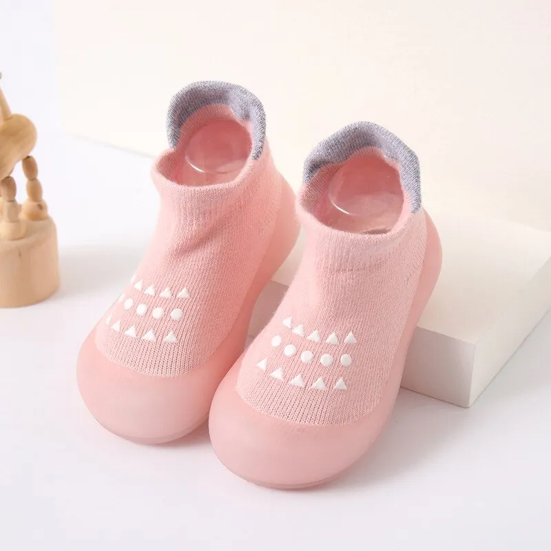 Baby Girls Shoes Children Sock Shoes Non-slip Floor Socks Girl Soft Rubber Sole Shoes - TGSH50688