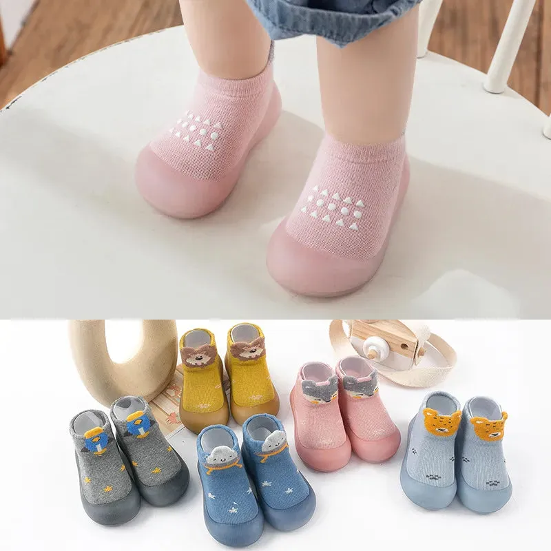 Baby Girls Shoes Children Sock Shoes Non-slip Floor Socks Girl Soft Rubber Sole Shoes - TGSH50688