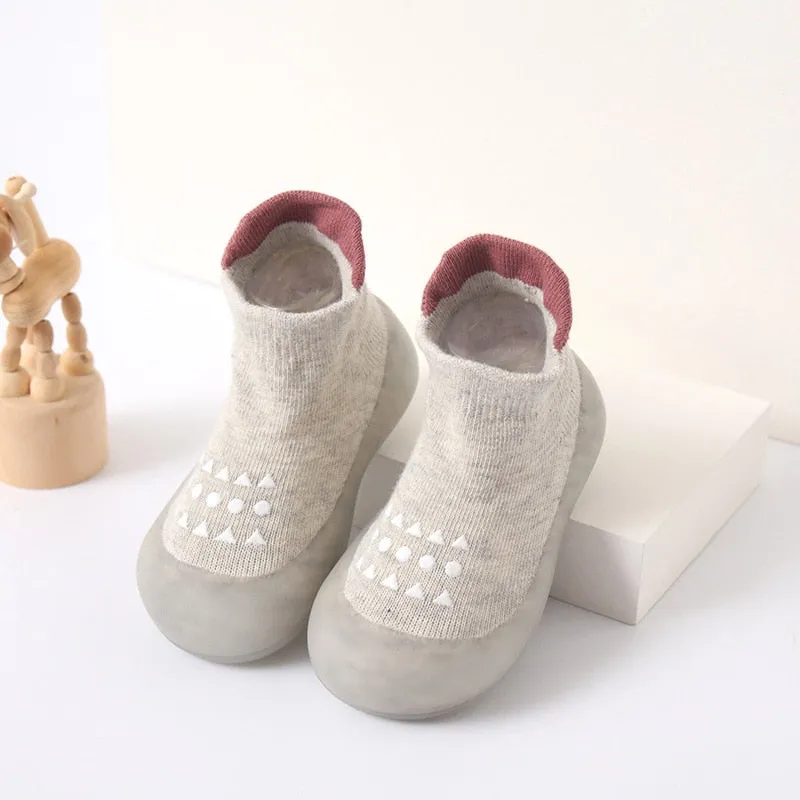 Baby Girls Shoes Children Sock Shoes Non-slip Floor Socks Girl Soft Rubber Sole Shoes - TGSH50688
