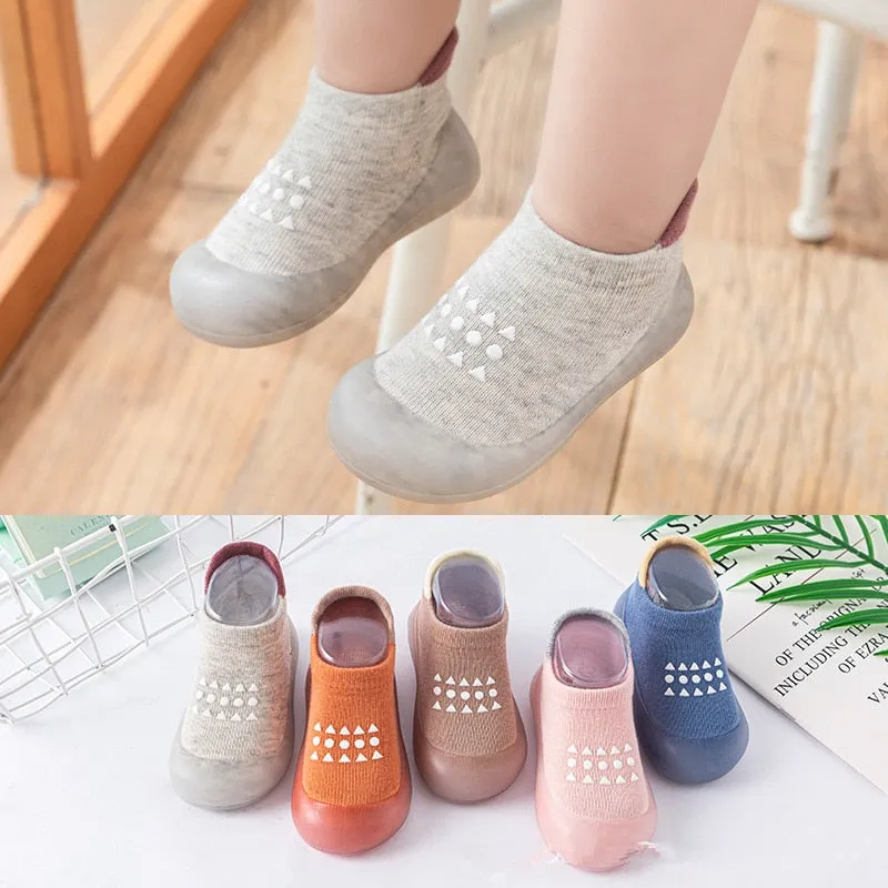 Baby Girls Shoes Children Sock Shoes Non-slip Floor Socks Girl Soft Rubber Sole Shoes - TGSH50688