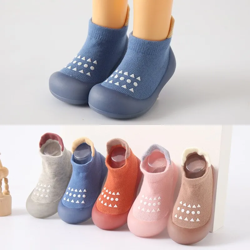 Baby Girls Shoes Children Sock Shoes Non-slip Floor Socks Girl Soft Rubber Sole Shoes - TGSH50688