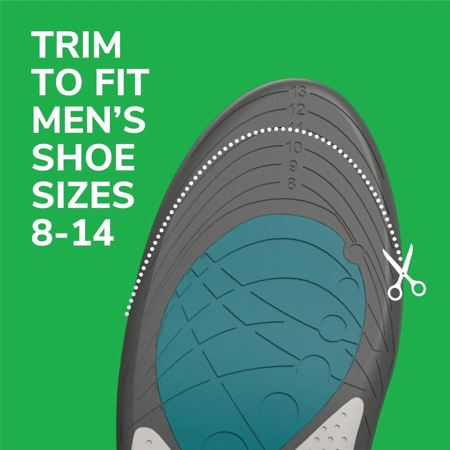 Dr. Scholl's Run Active Comfort Insoles,Trim to Fit Inserts
