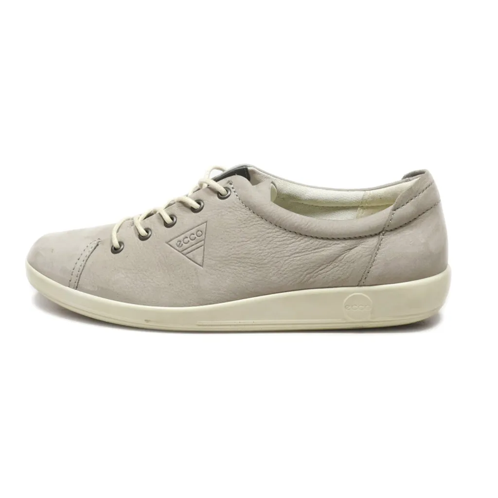 Ecco Danish Design Low-Top Sneakers Leather Grey Colour For Women