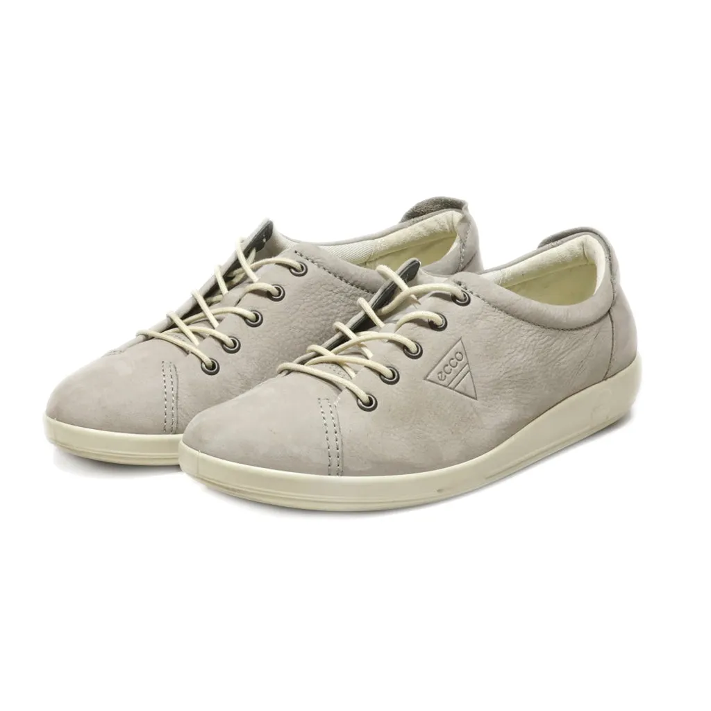 Ecco Danish Design Low-Top Sneakers Leather Grey Colour For Women