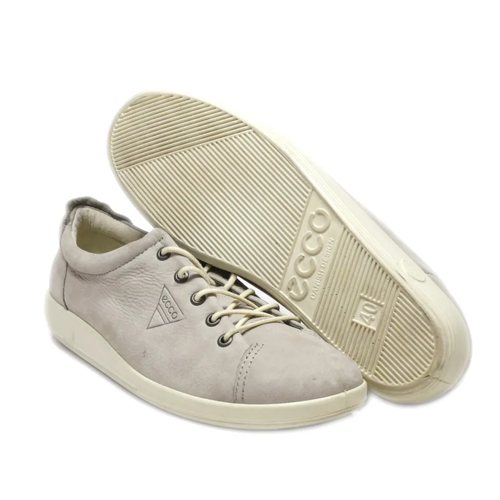 Ecco Danish Design Low-Top Sneakers Leather Grey Colour For Women