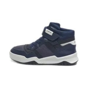 Geox Sneakers Leather Blue Colour For Kids