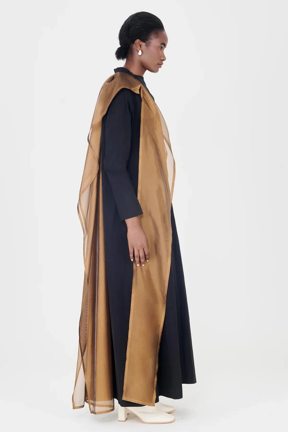 HIND-BLK-BRN007 ABAYA