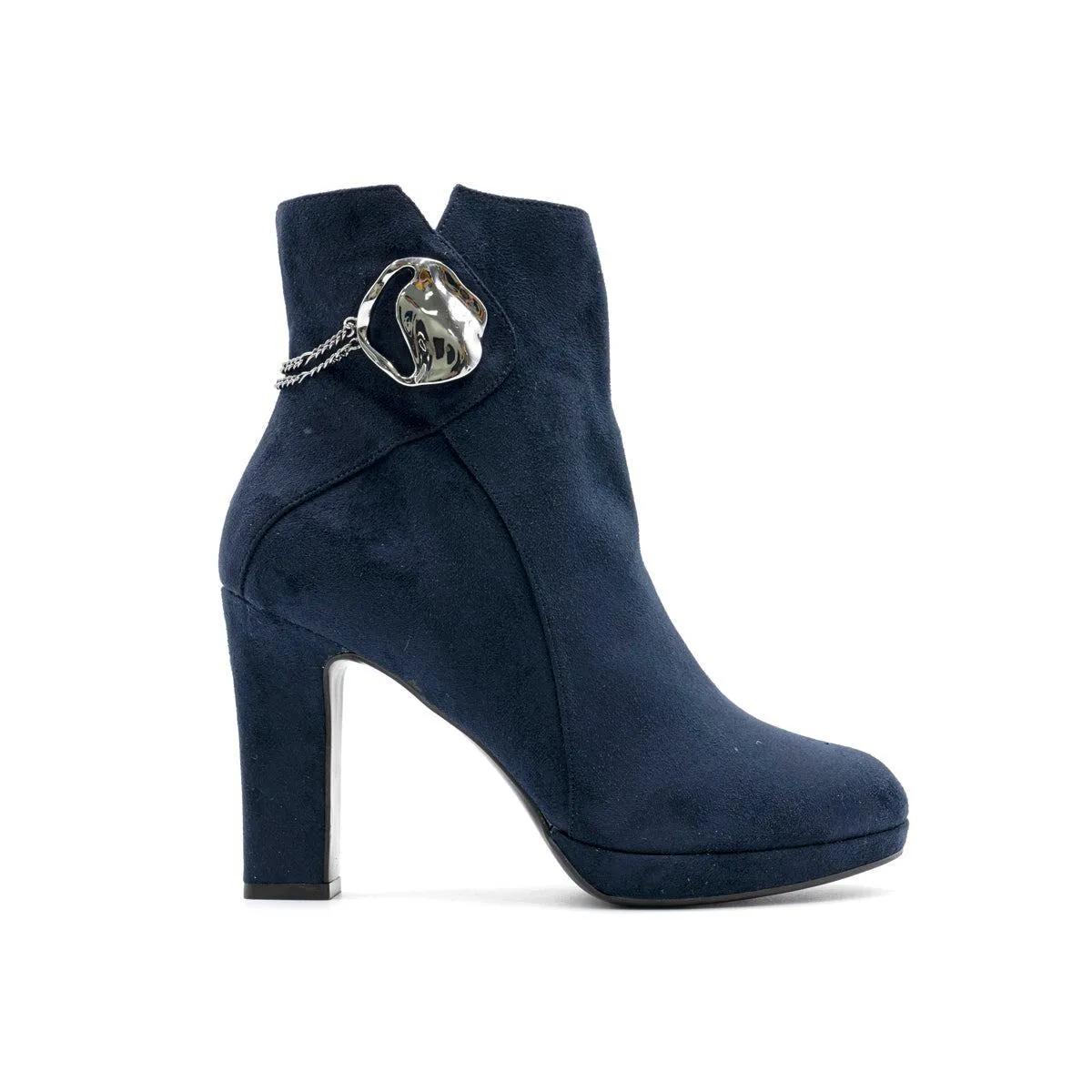 Impo Onarie Ankle Boots Leather Blue Colour For Women