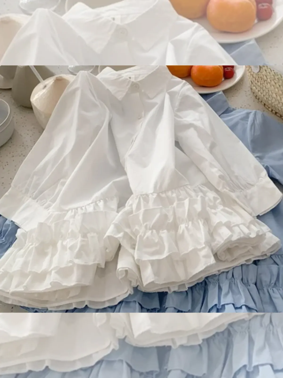 Ranch Welcome Long Sleeve Ruffled Hem Dress
