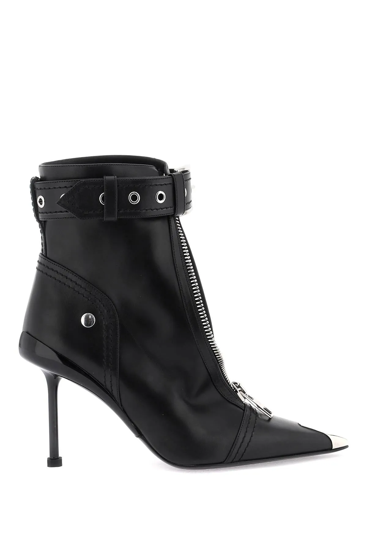 'SLASH BIKER' ANKLE BOOTS