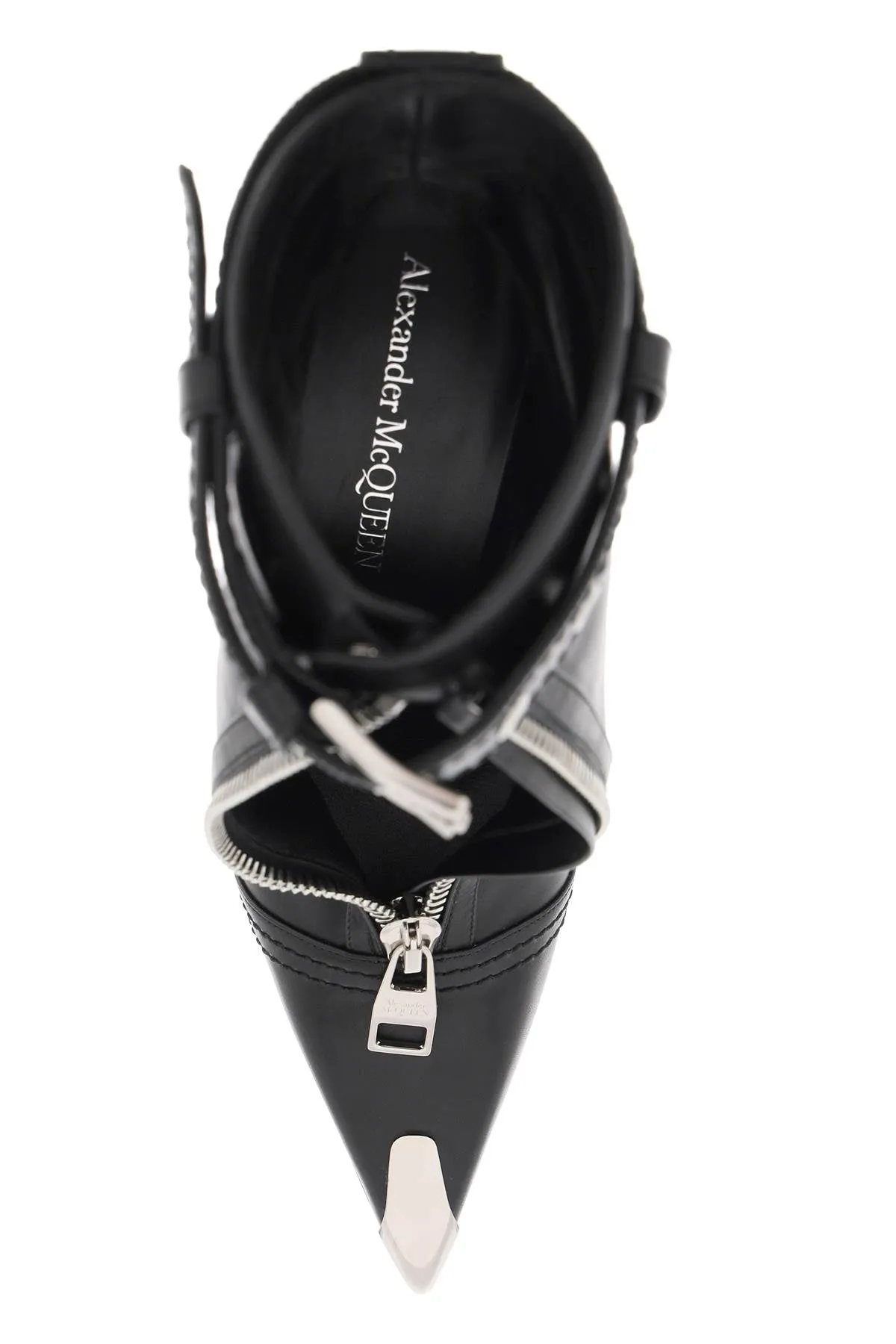 'SLASH BIKER' ANKLE BOOTS