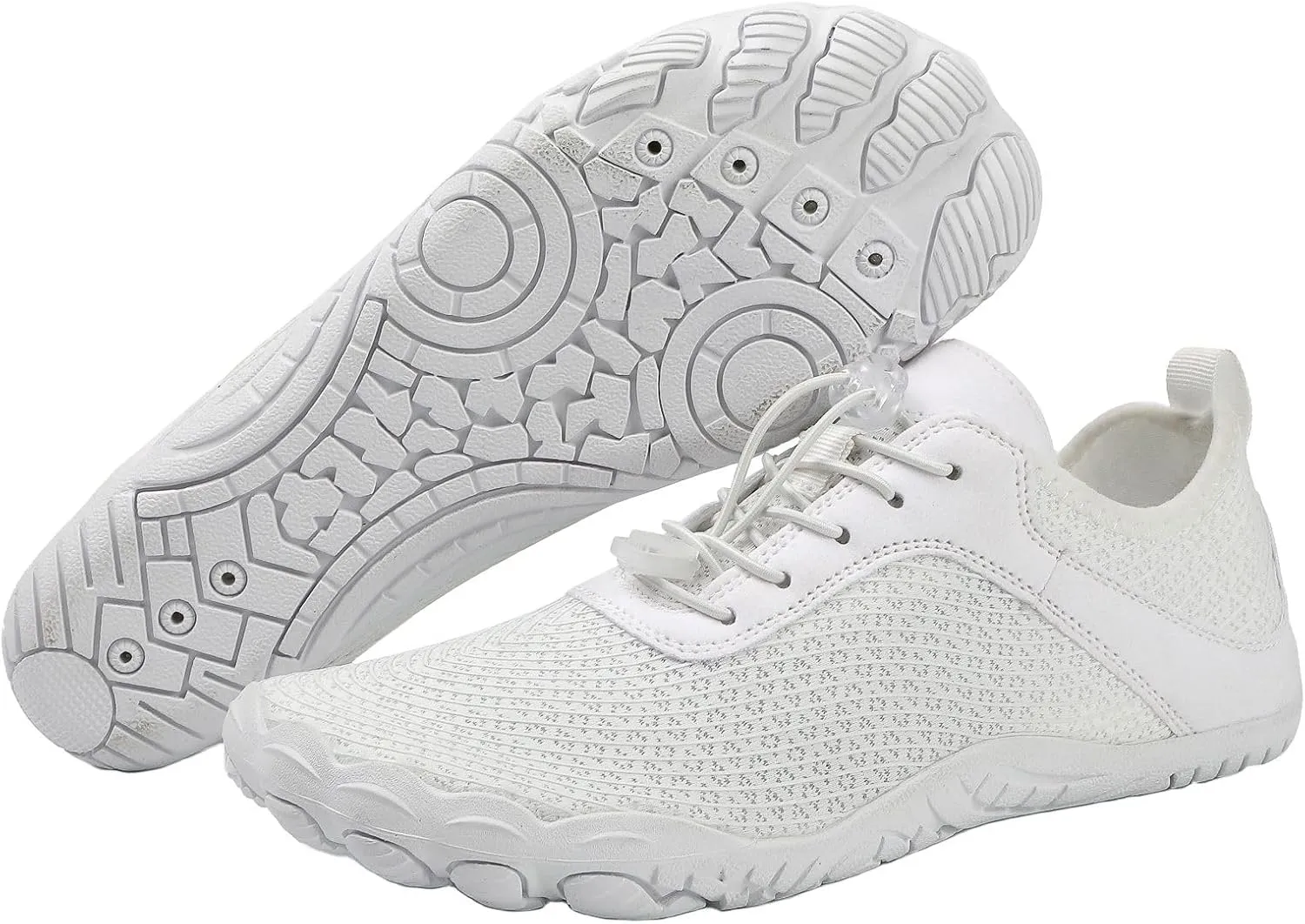Water Shoes for Women Men, Unisex Quick Dry Aqua Shoes for Beach Pool Swim Swimming, Hike Barefoot Grounded Footwear, Non Slip Wide Toe Box Sneakers for Hiking Walking Workout Running Trekking