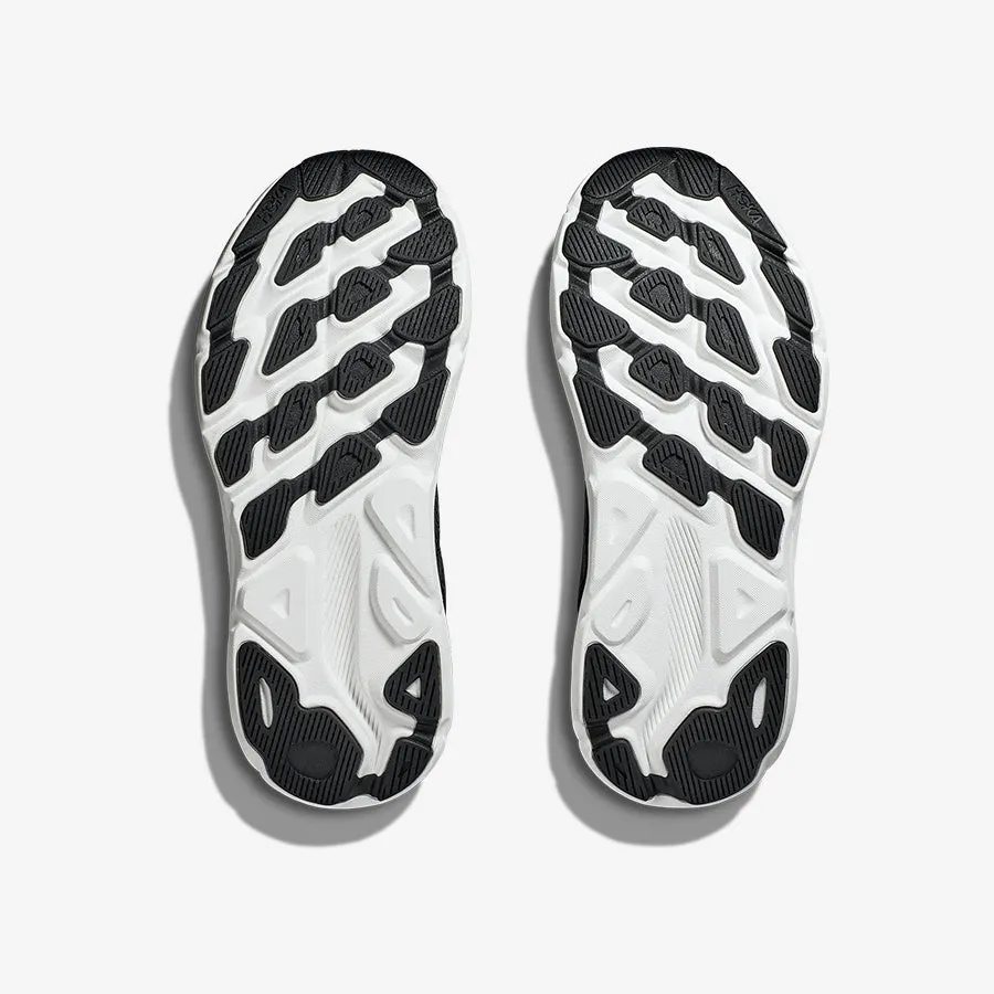 Women's Clifton 9 Wide (Black/White)