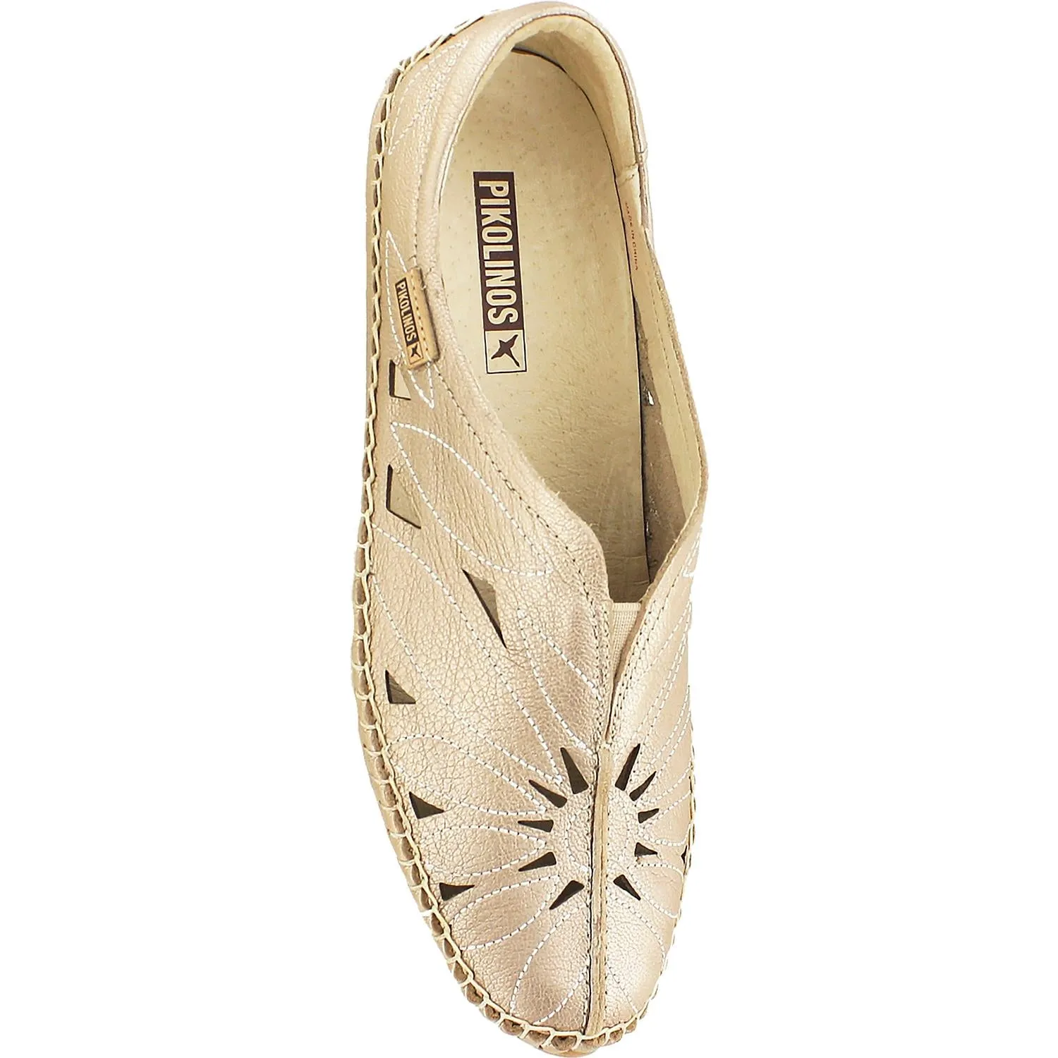 Women's Pikolinos Jerez 578-7399CL Champagne Metallic Leather